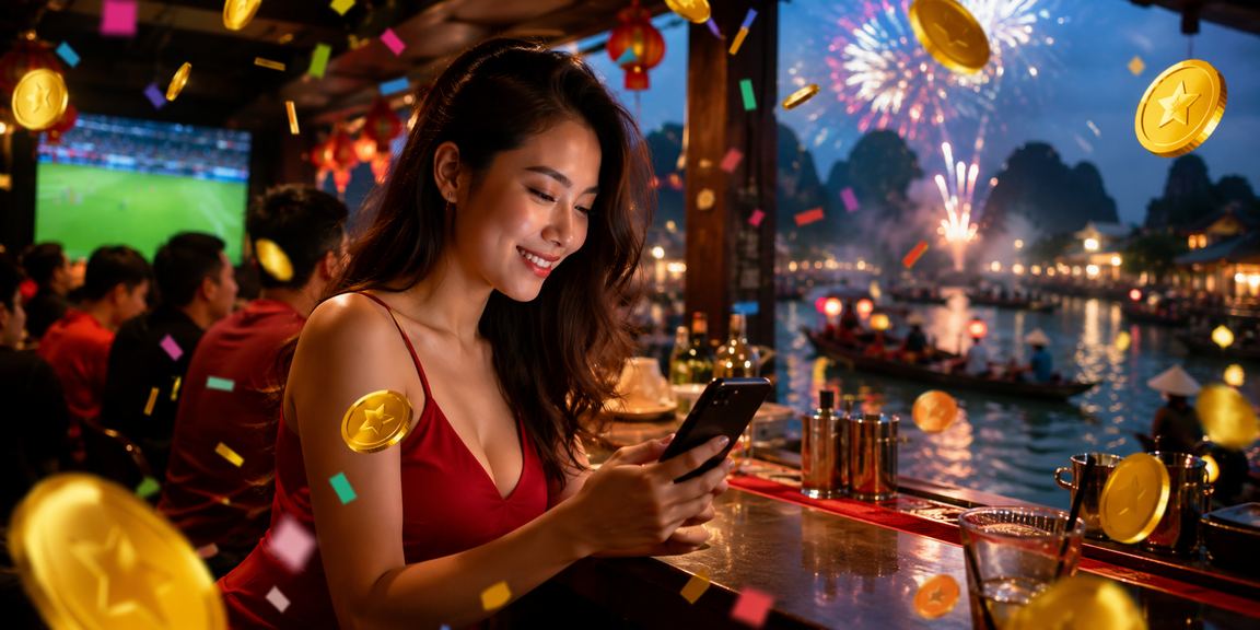 Không khí lễ hội Ninh Bình khi người dùng theo dõi bóng đá và game mới